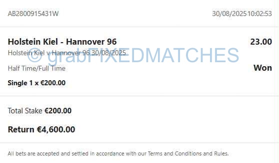 100% grab fixed match