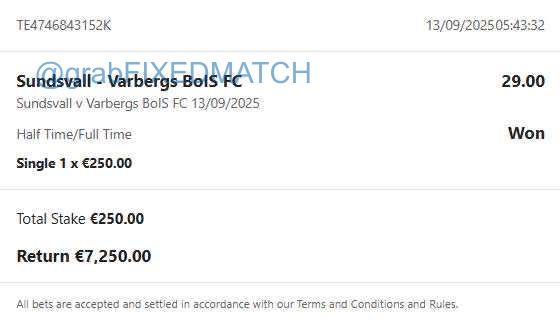 100% grab fixed match